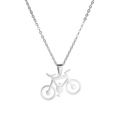 collar colgante bicicleta mujer