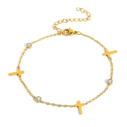 pulsera cruz tendencia