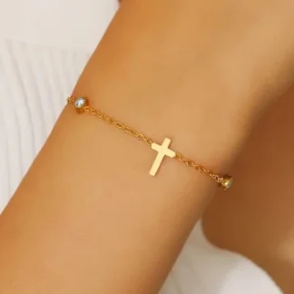 pulsera cruz tendencia