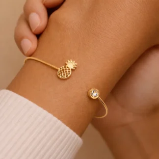pulsera rigida con piña