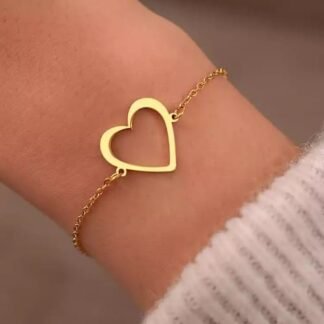 pulsera corazon mujer