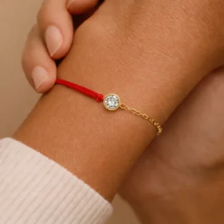 pulsera para mujer con cordon hilo rojo
