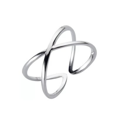 anillo cruz plata de ley 925