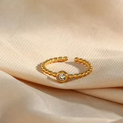 anillo fino original para mujer