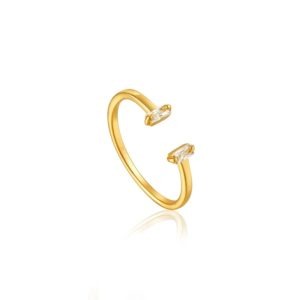 anillo minimalista oro tendencia