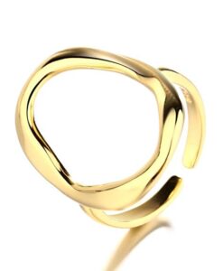 anillo circulo oro