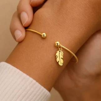 pulsera original con pluma