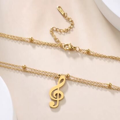 collar colgante musica