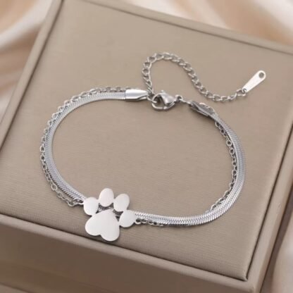 pulsera con pata de perro