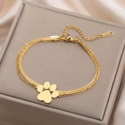 pulsera con pata de perro